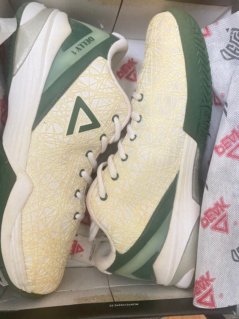 PEAK limited edition basketball shoes (WHITE) Men US 11, Men's Fashion, Footwear, Sneakers on