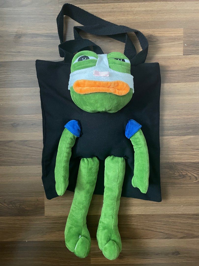 Pepe online frog bag