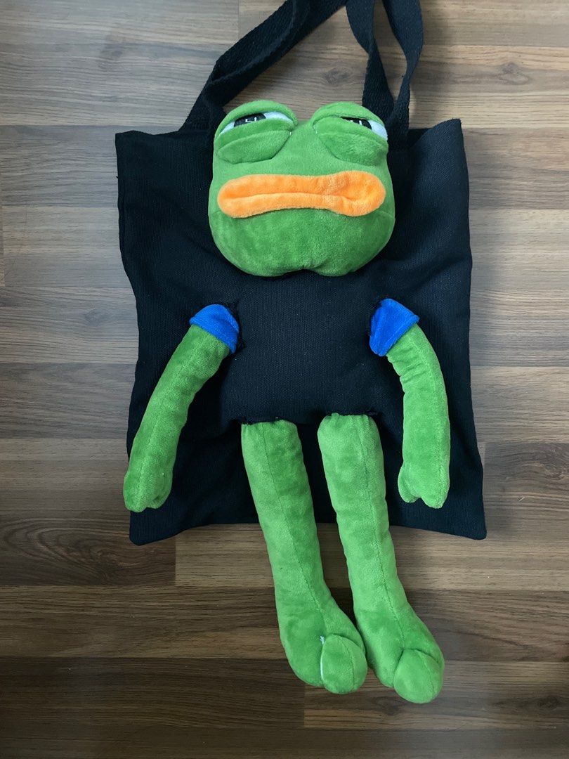 Pepe the frog tote bag
