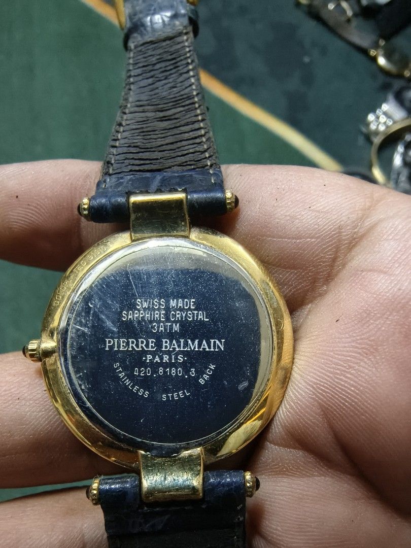 Pierre balmain best sale sapphire crystal watch