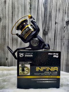 Pioneer black spider reel bs-500, Sports Equipment, Fishing on Carousell