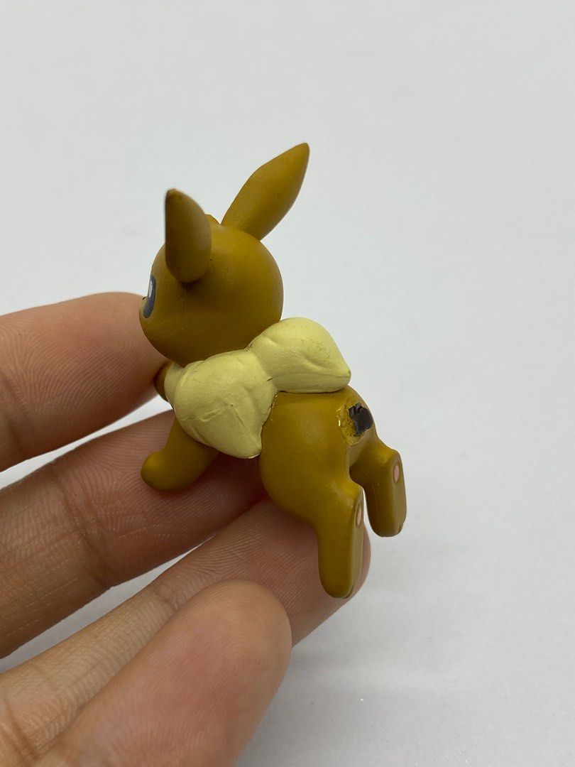 POKEMON Pikachu & Larvitar Tiny Porcelain Figurines French Feves Miniatures