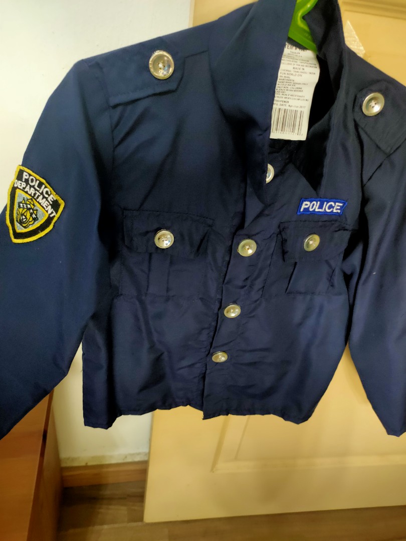 Police uniform for kids (cosplay), Babies & Kids, Babies & Kids Fashion ...