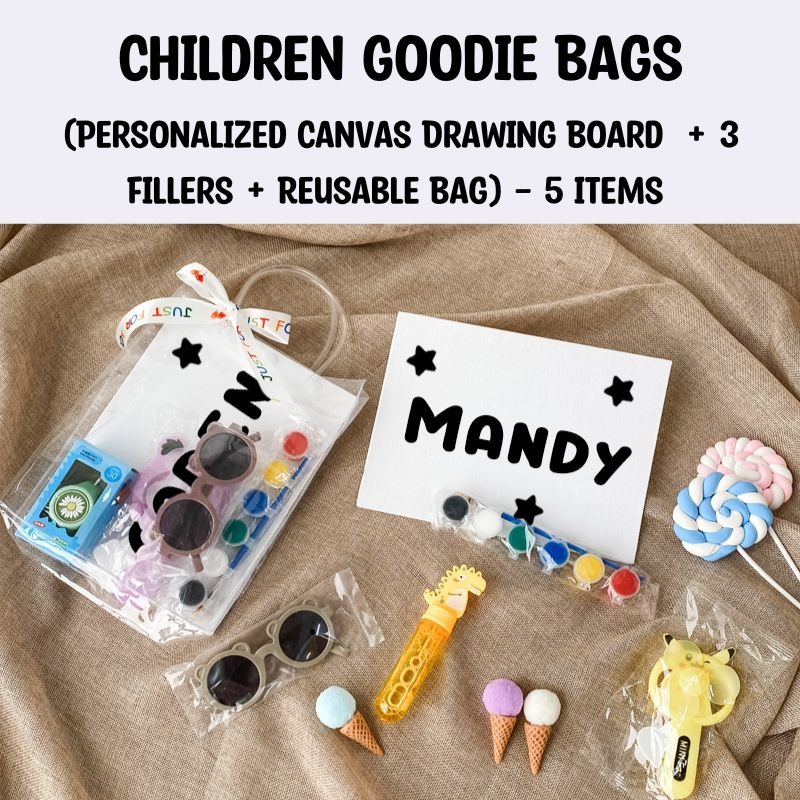 Prepacked Children Goodie Bags For PreSchool Birthday Party Celebration, Kids Party Favors