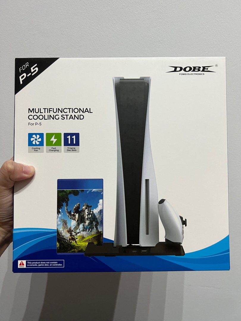 PS5 Dobe Multifunctional Cooling Stand, Video Gaming, Video Game