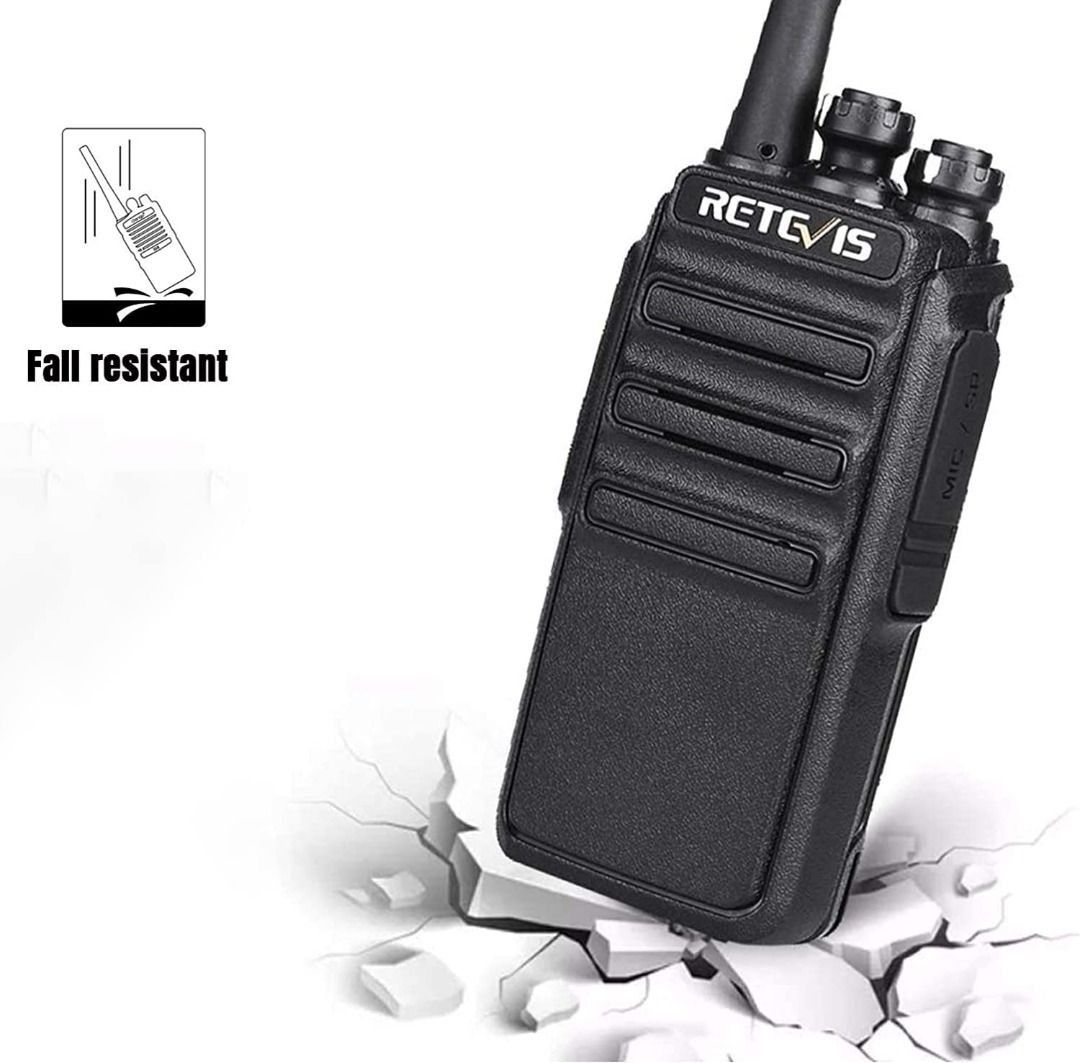 Retevis RT24 Walkie Talkie PMR446 License-free Professional Two Way Radio  16 Channels Walkie Talkies Scan TOT with USB Charger and Earpieces,Walkie  Talkie Adults (Black, Pair), Mobile Phones  Gadgets, Walkie-Talkie on