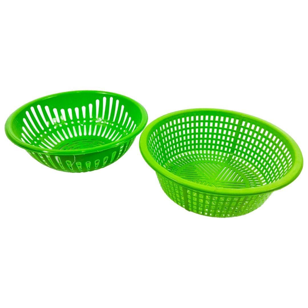 Round Basket Tray Plastic Multipurpose Fruit Baskets Storage Organizer Strainer Salaan (Category: Storage Boxes & Baskets) located in Caloocan City. Submitted by 3hctrading (Listing ID 1231487585, Image 2). Description: Round Plastic Basket Tray SKU: A7540 Type A #021 A7541 Type B #022 Features ✦ Sold per piece ✦ 100% Brand new and high quality ✦ Useful in many places around the home, such as kitchen, home office, or garage. ✦ Great organizer for