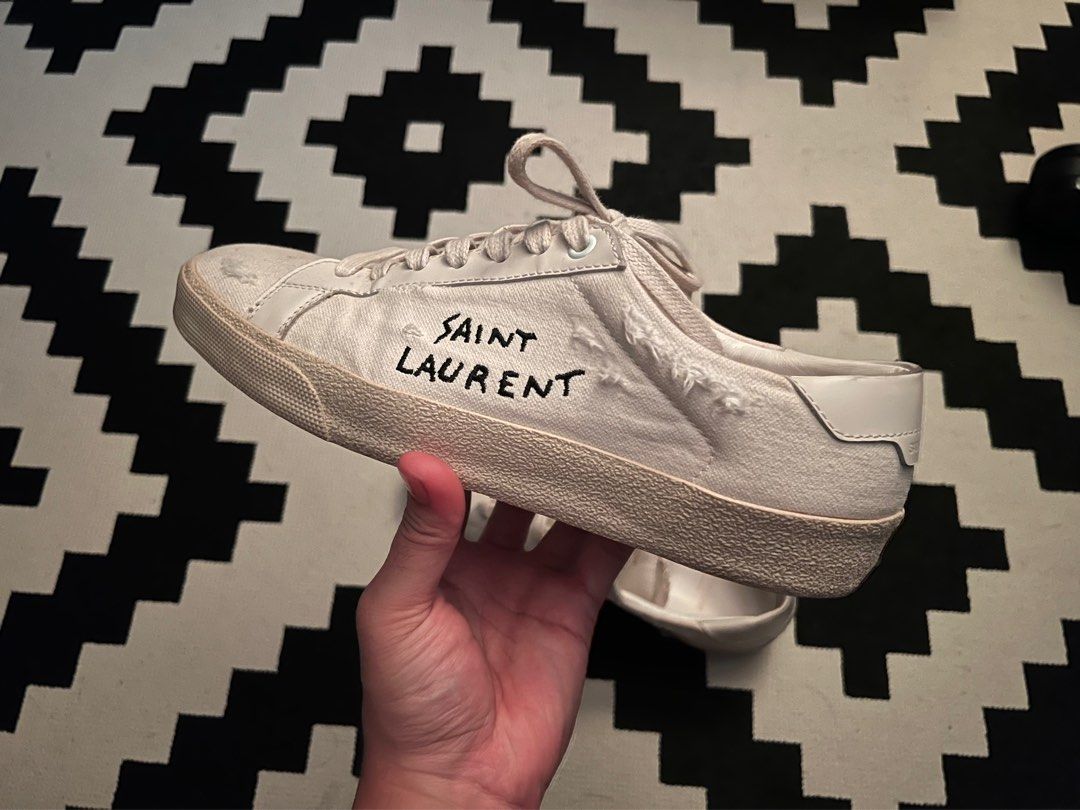Saint laurent sl on sale 06 court classic sneakers