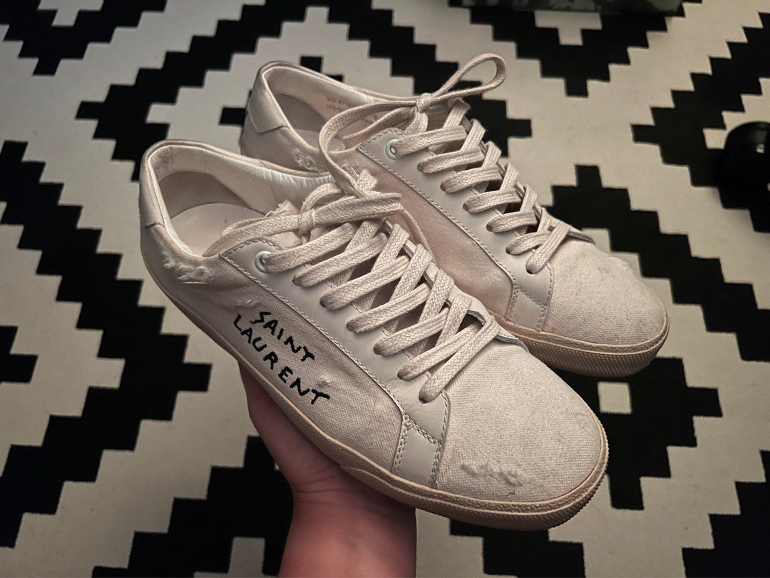 Saint laurent court classic distressed sale