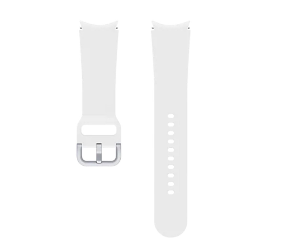 Samsung watch 4 classic authentic sport band m/l white, Mobile Phones