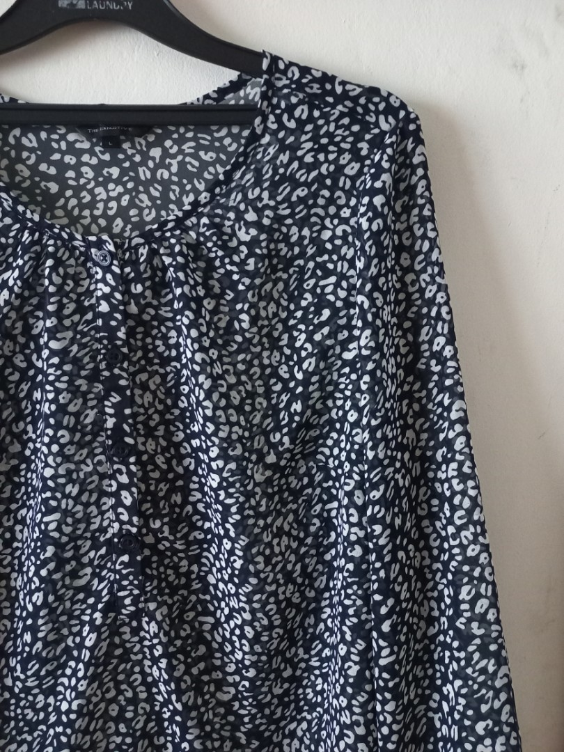 See-through blouse on Carousell