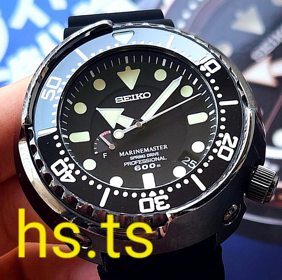 Seiko marinemaster 600m spring drive on sale