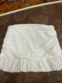 Shein white skirt cover up