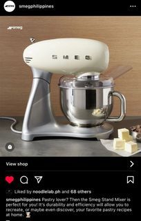 Smeg mixer and accessories