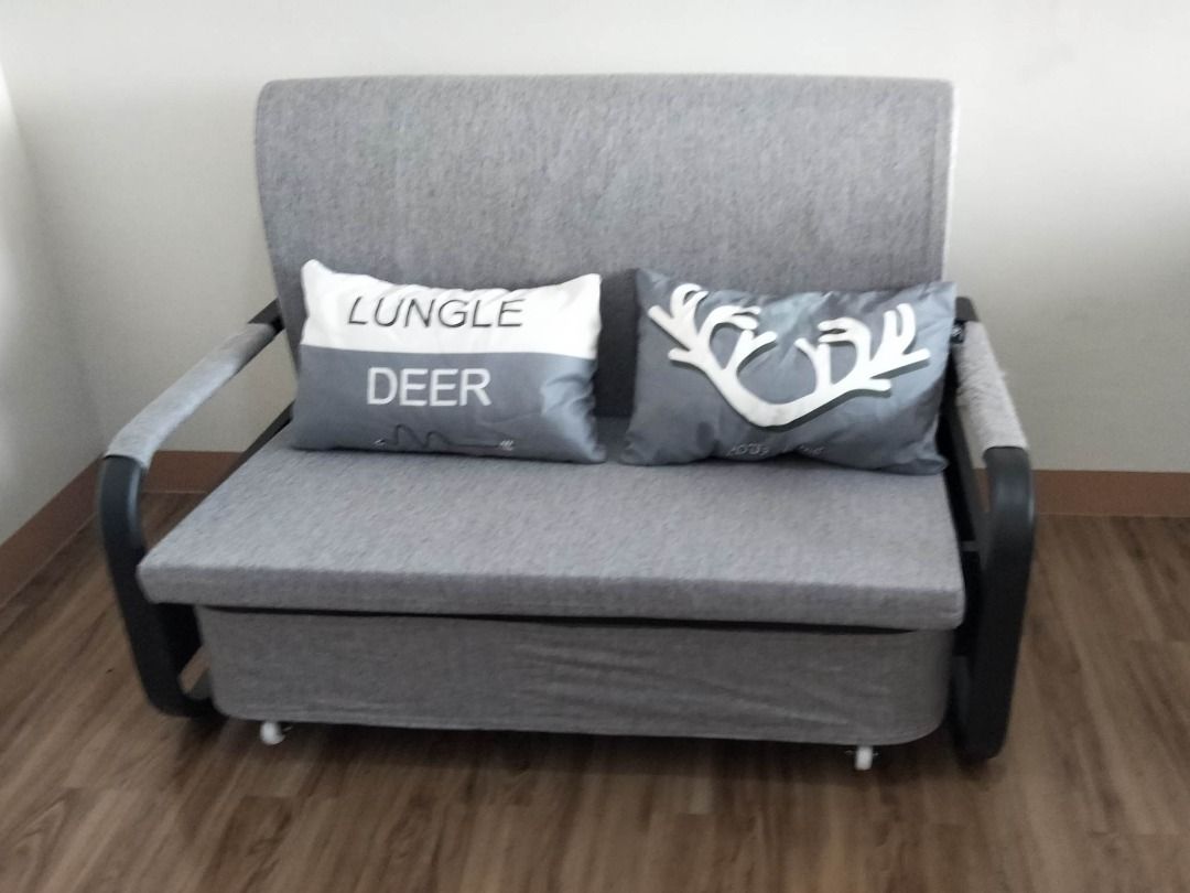 Sofabed Heavy Duty Sofa Bed with Storage Single Bed Double Bed Queen Bed STEEL MADE FRAME AND