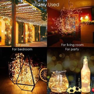 Solar light LED Outdoor 100 LED String Fairy Holiday Christmas Party Garland Waterproof Lights 8Mode