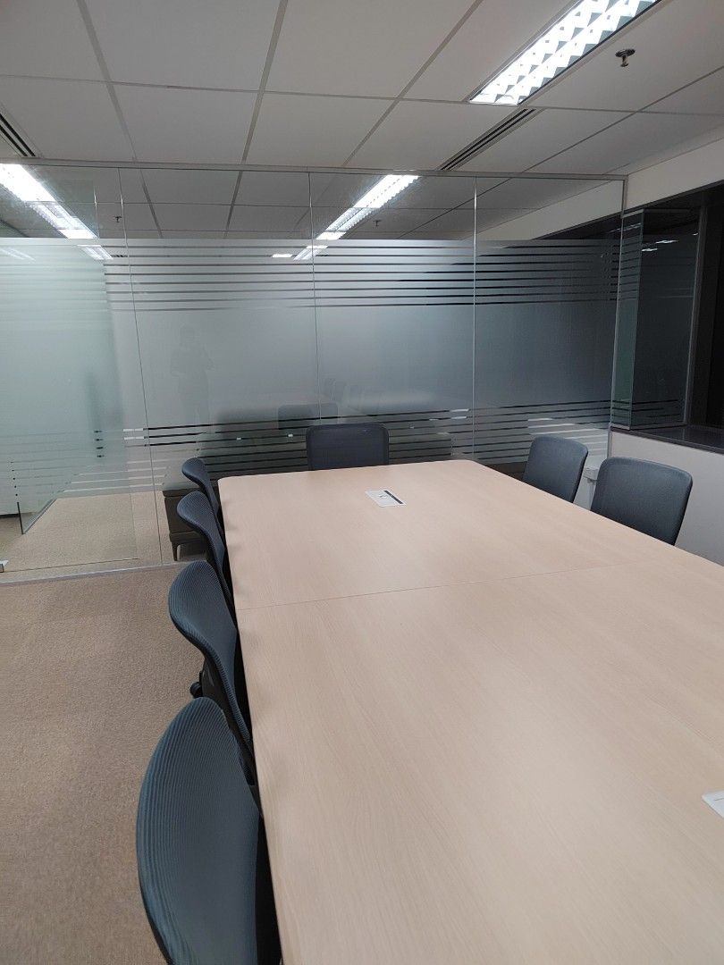 Solid Wood Office Meeting Table, Furniture & Home Living, Furniture