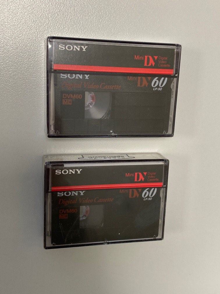 Sony mini DV tapes, 攝影器材, 攝錄機 Carousell