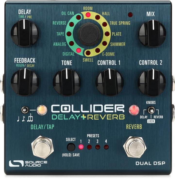 Source audio Collider Delay&Reverb pedal, 音響器材, 其他音響配件及