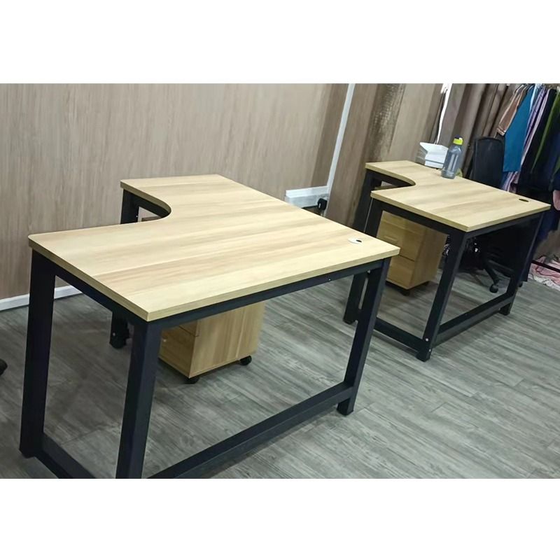 Study table Metal legs simple practical computer table office table ...