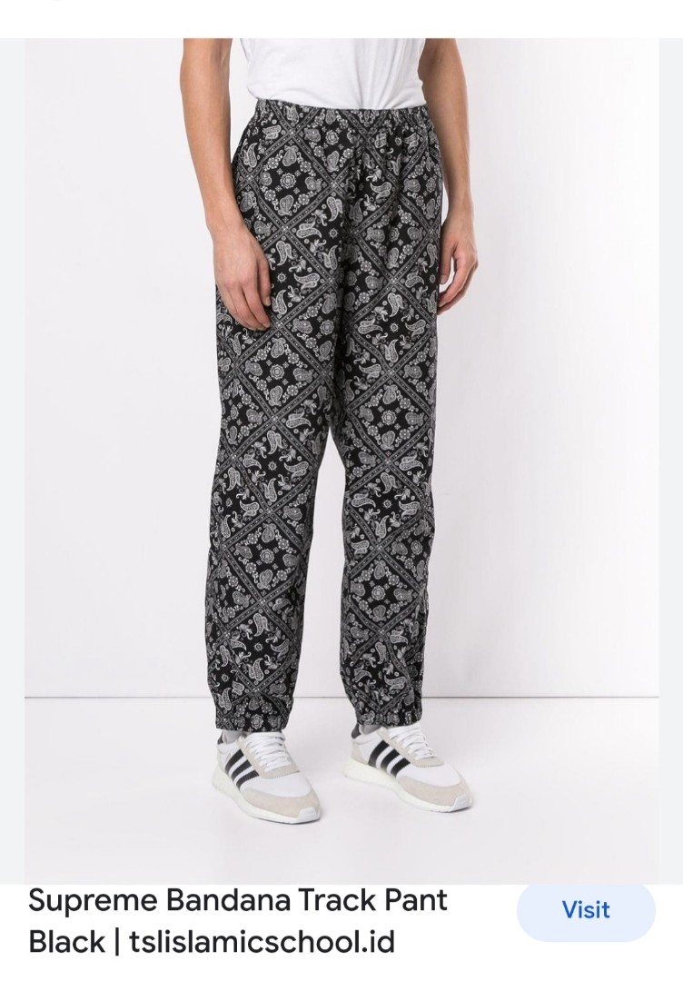 Supreme bandana design uniqlo pants, Men's Fashion, Bottoms