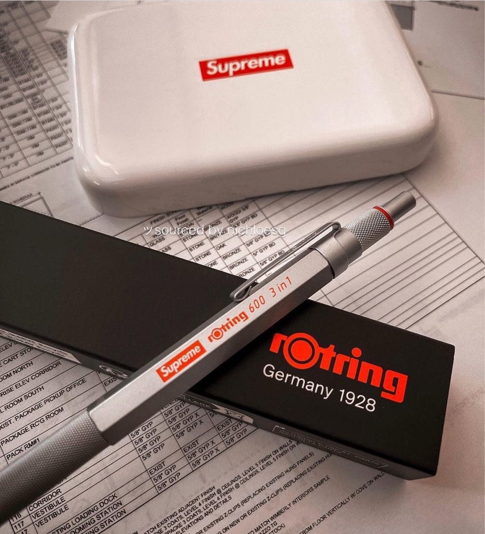 最新ショップニュース Supreme rOtring 600 3-in-1 | www.masjid ...