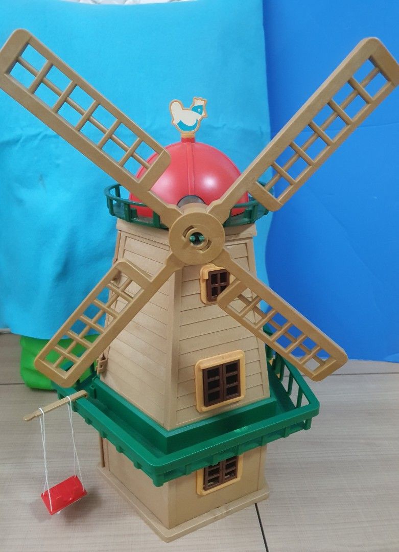 sylvanian families 1990 windmill  Sylvanian families, Wooden windmill,  Retro toys