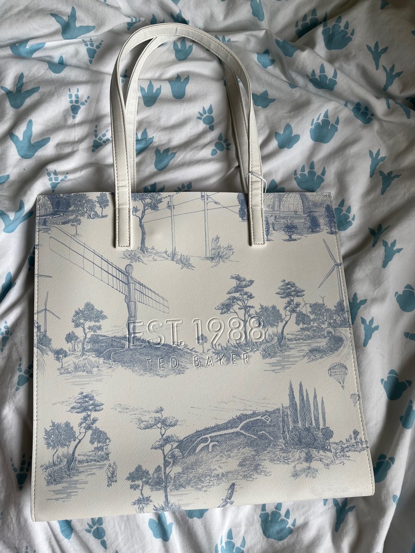 Ted baker blue tote bag store