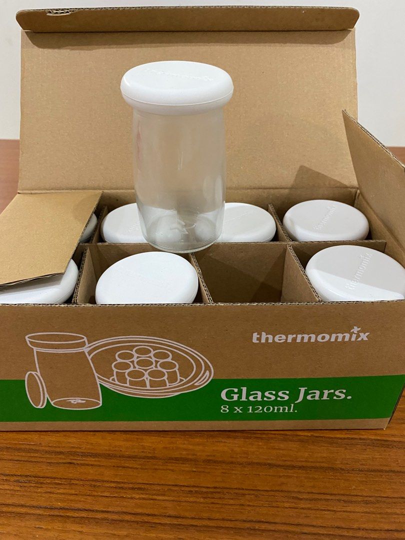 Thermomix Glass jars, Furniture & Home Living, Kitchenware & Tableware, Bakeware on Carousell