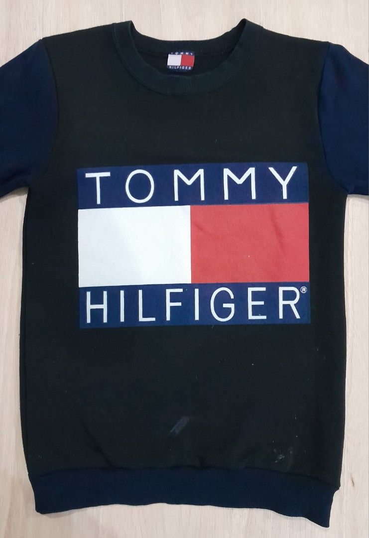Tommy Hilfiger Box Logo Sweatshirt custom Men s Fashion Coats