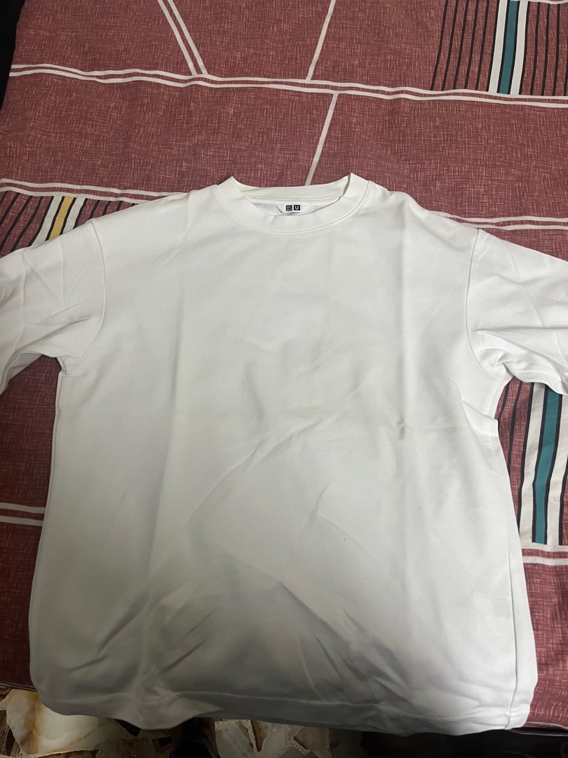 Uniqlo U Airism Oversized T Shirt Men S Fashion Tops Sets Tshirts