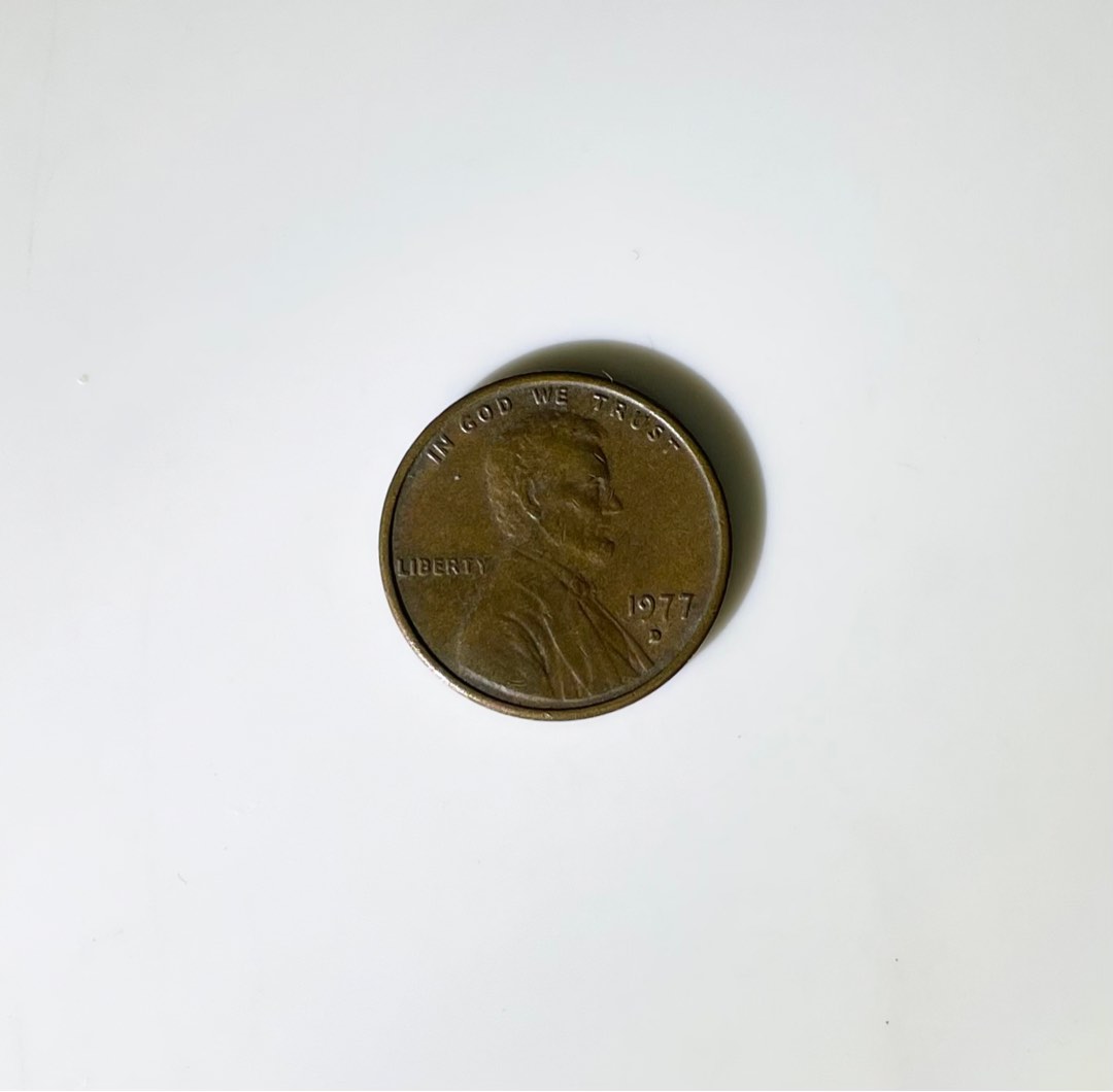 US One Cent 1977 D Penny Lincoln Coin Hobbies Toys Collectibles us-one-cent-1977-d-penny-lincoln-coin-hobbies-toys-collectibles