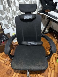 used ERGONOMIC OFFICE CHAIR WITH HEADREST