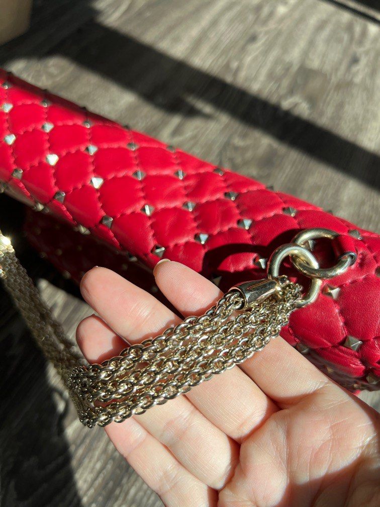Red valentino rockstud store bag