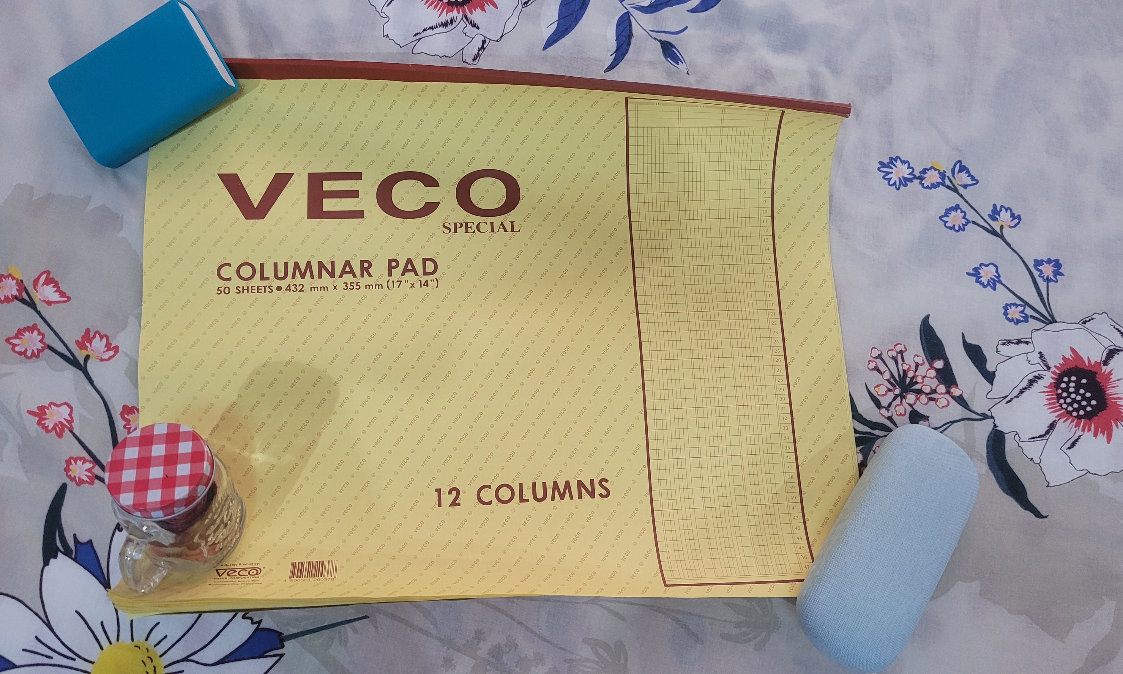 Veco 12 Columns Columnar Pad, Hobbies & Toys, Stationary & Craft