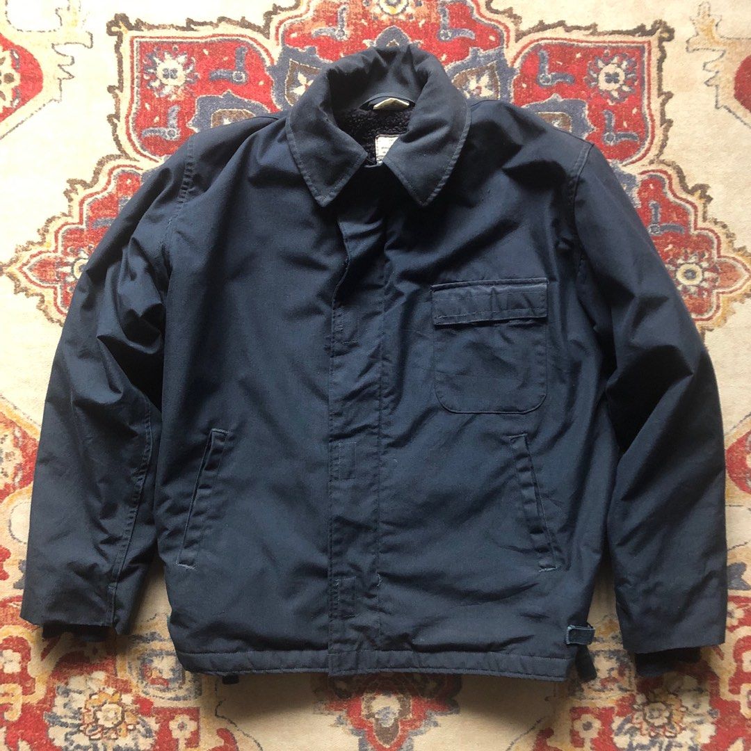 Vintage US Navy Shipboard Cold Weather Jacket Men s Fashion