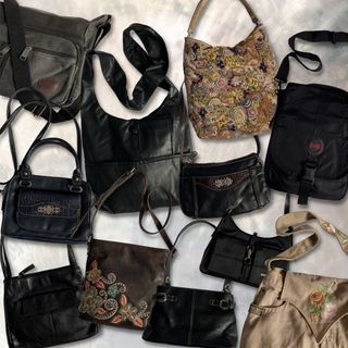Vintage Canvas Shoulder Bag Retro Crescent Hobo Bag Womens Y2k Grunge Handbag  Purse, Free Shipping, Free Returns