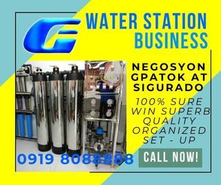 Water station business setup with freebies!