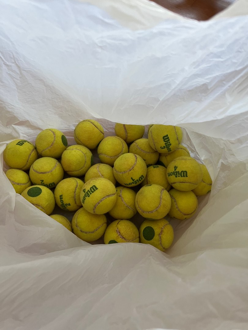 Wilson green balls, tennis green balls, Sports Equipment, Sports