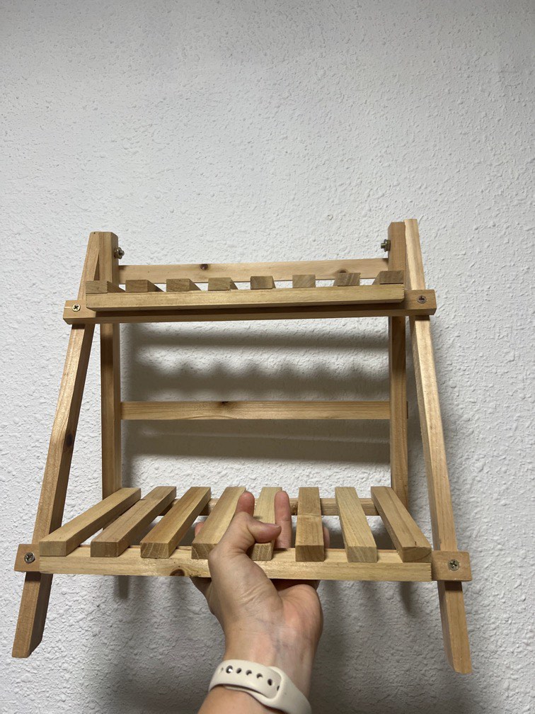 Wooden rack, Furniture & Home Living, Furniture, Shelves, Cabinets ...