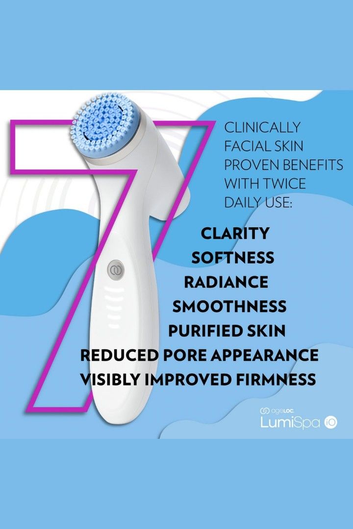 World's 1 face cleansing device with 7 proven skin benefits (instant