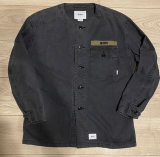 Wtaps scout 20ss shirt black grey size 1