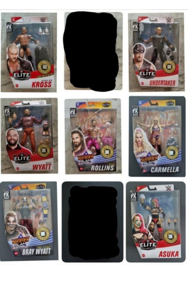 WWE Elite Dawkins Nakamura Austin Rock Lawler Balor Bliss Corbin Wyatt