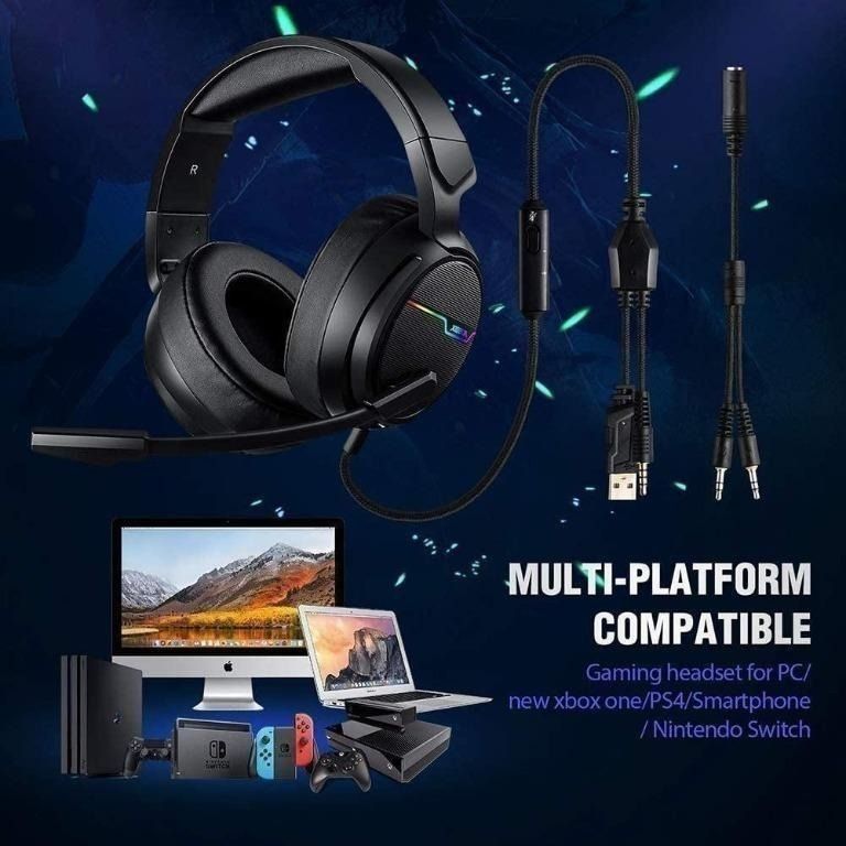 XIBERIA Xbox one Headset PS4 Headset Gaming Headphones 3.5mm