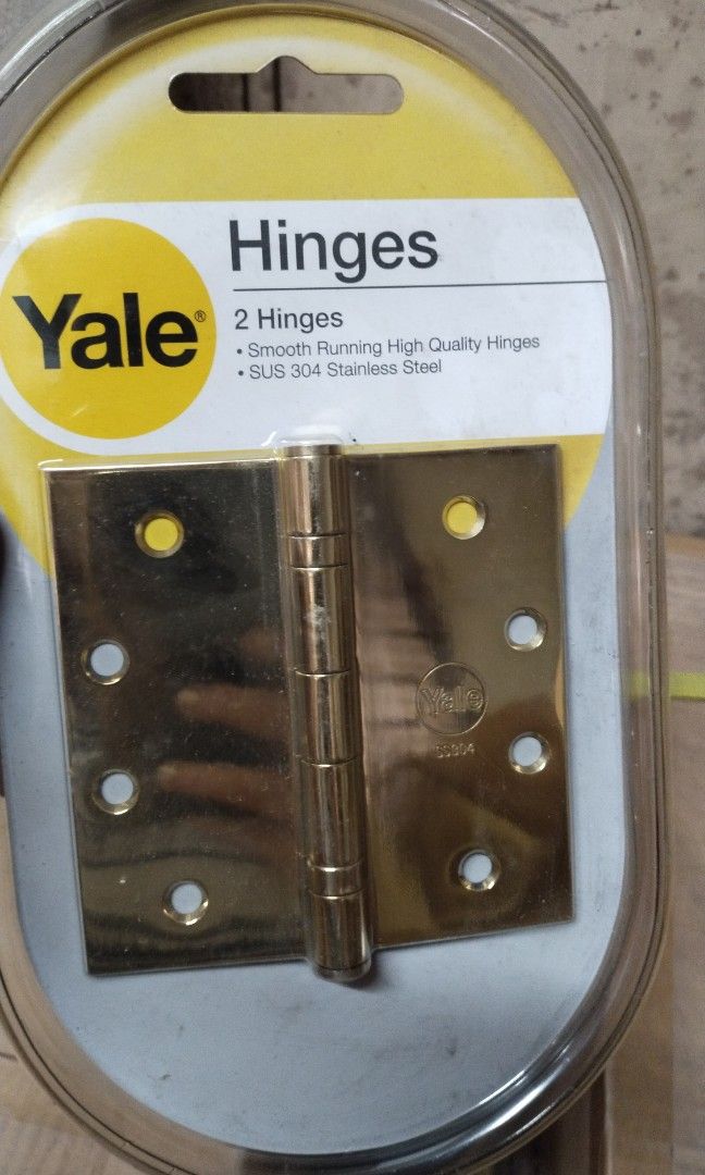 Yale ball bearing hinges w/ 2 ball bearing stainless steel material