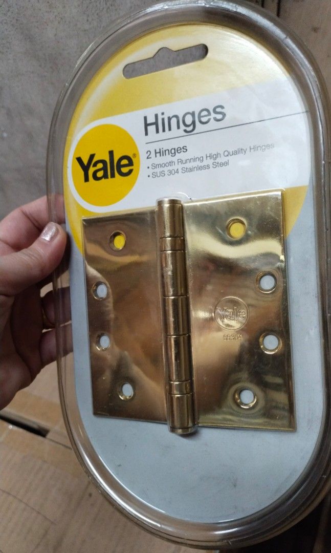Yale ball bearing hinges w/ 2 ball bearing stainless steel material