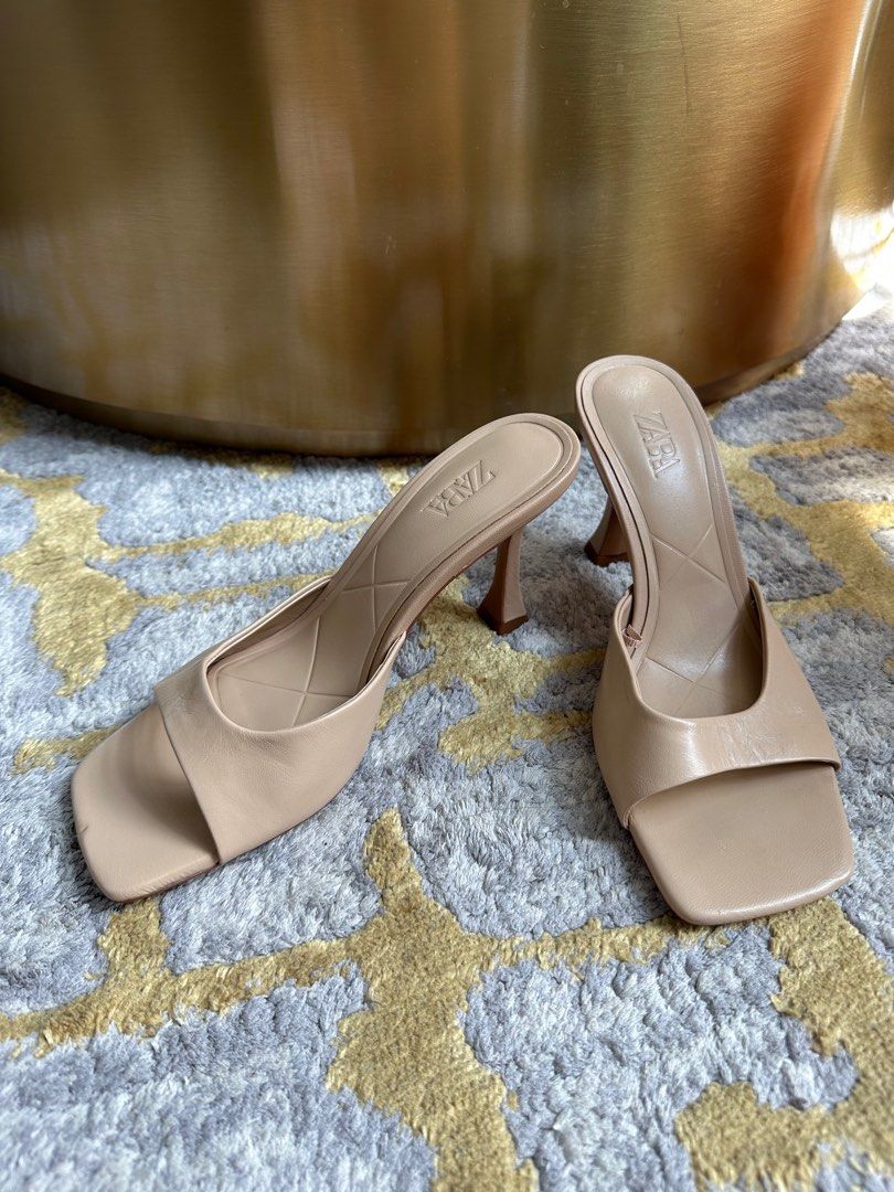 Zara beige heels 2025