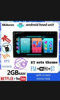 7/9/10inch Android12 2GB RAM 2Din Car android head unit stereo