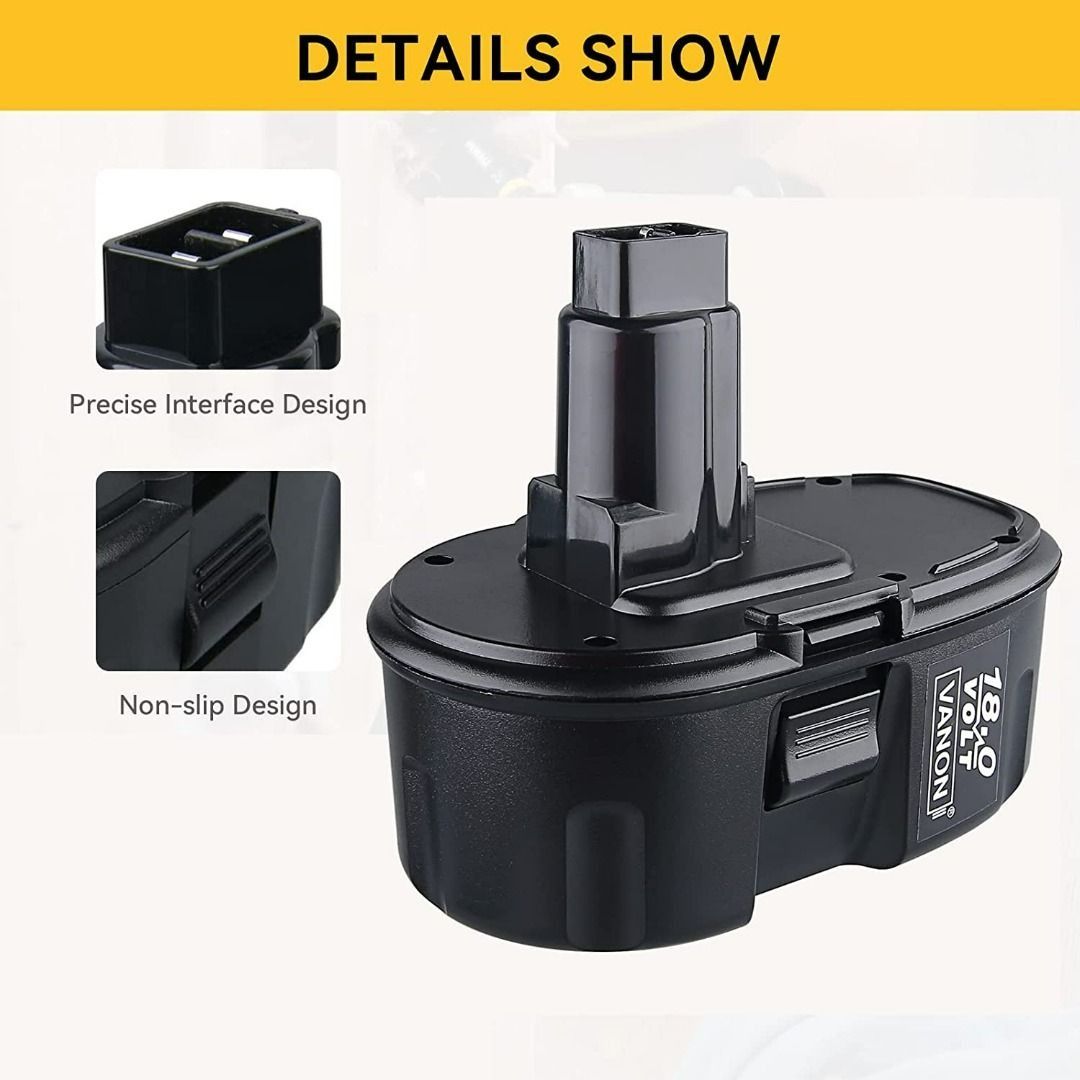 2835 VANON DC9096 Dewalt Replacement Power Tools Battery 18V