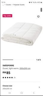 SMASPORRE bed duvet IKEA 200x200
